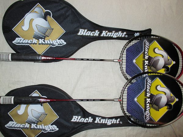 A Pair of Black Knight Canadian Badminton Rackets - Racquets4Less.com