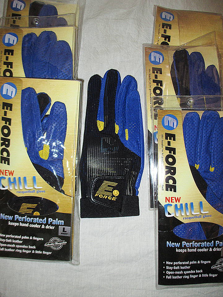 NEW E FORCE WEAPON RACQUETBALL GLOVES 