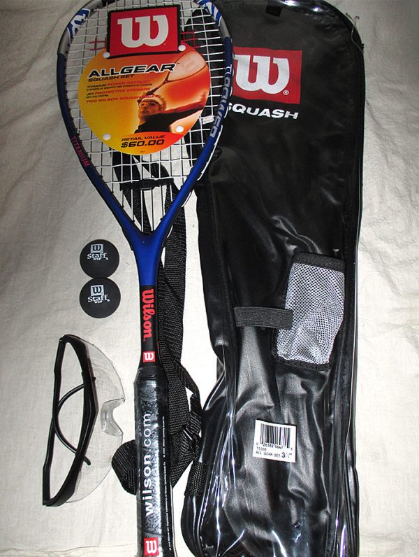 Wilson All Gear Squash Racket Pack - Racquets4Less.com