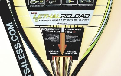 Eforce Lethal nxt gen & Lethal Reload racquets exclusive at racquets4less