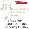 Buy 2, a Pair of Wilson Blade UL-Ultra Lite Sqaush Racket & $AVE 90.00ea - Image 4