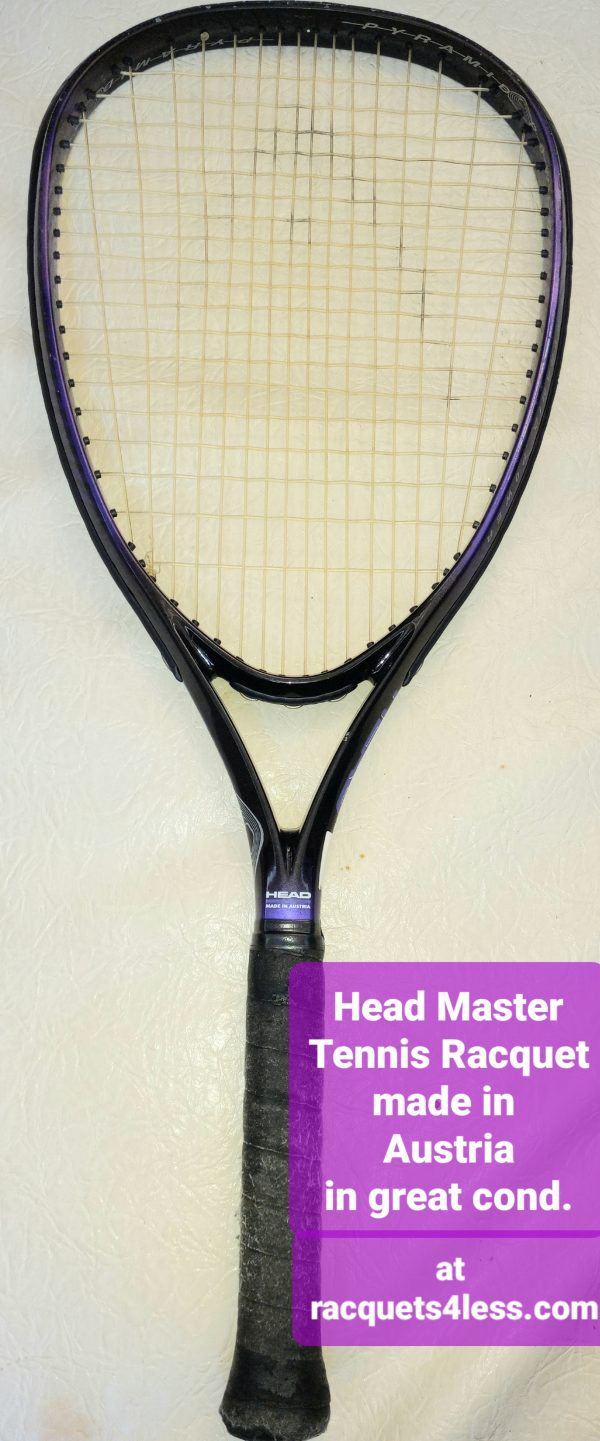 HEAD MASTER TENNIS RACQUET MADE IN AUSTRIA ONLY 1 AVAILABLE.