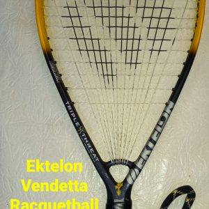 Ektelon Vendetta Triple Threat Racquetball Racquet like new ,SS grip,ready to play on 1 in inventory..hard to find this model like New condition.