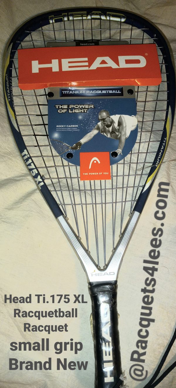 Head Ti.175 Racquetball Racquet New sm grip in stock